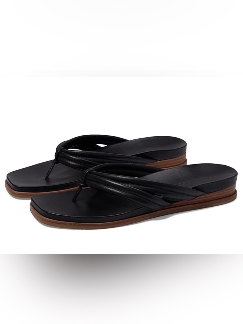 New Bernardo Miami Comfort Wedge Sandal in Black Size 11